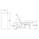 Table de soins / Massage SpaOne avec Cabinet