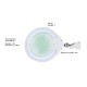  Lampe Loupe C105 à LED - 5 Dioptries (Lentille 7'')