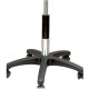 Tabouret oléopneumatique ergonomique avec dossier