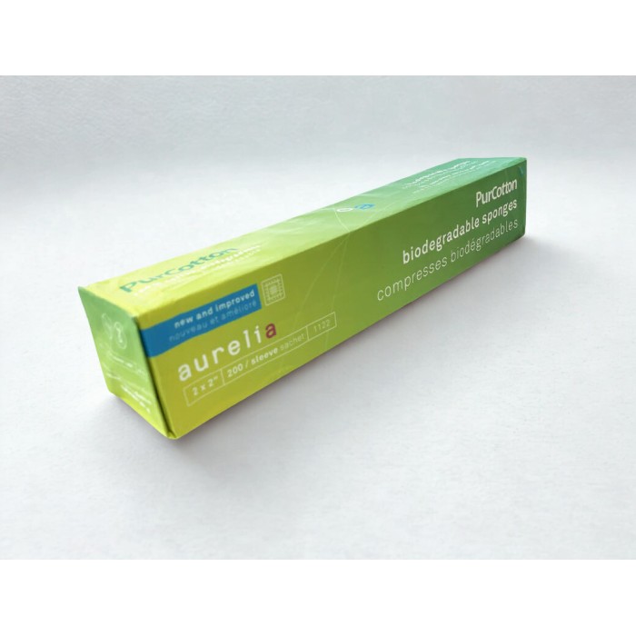 Aurelia Compresses Biodégradables PUR COTON 2 x 2 Aurelia Compresses Biodégradables PUR COTON 2 x 2