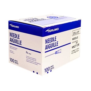 Aiguille Jetable 27G x 1/2'' Terumo - Bte 100