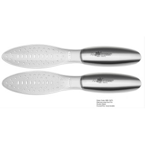 Lime pédicure 100% Acier Inoxydable, Double face Fin / Rugueux