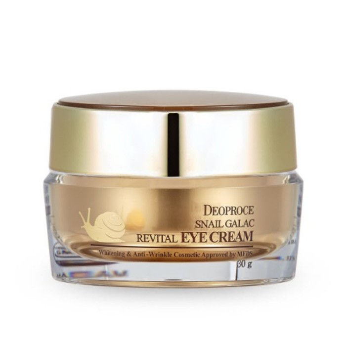 Deoproce ''Snail Galac'' / Crème contour des yeux Revitalisante à l'escargot 30g
