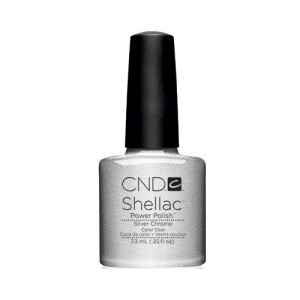 Vernis U.V CND Shellac ''Silver Chrome''