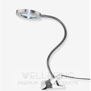 Lampe/Loupe flexible de table à LED (avec pince)